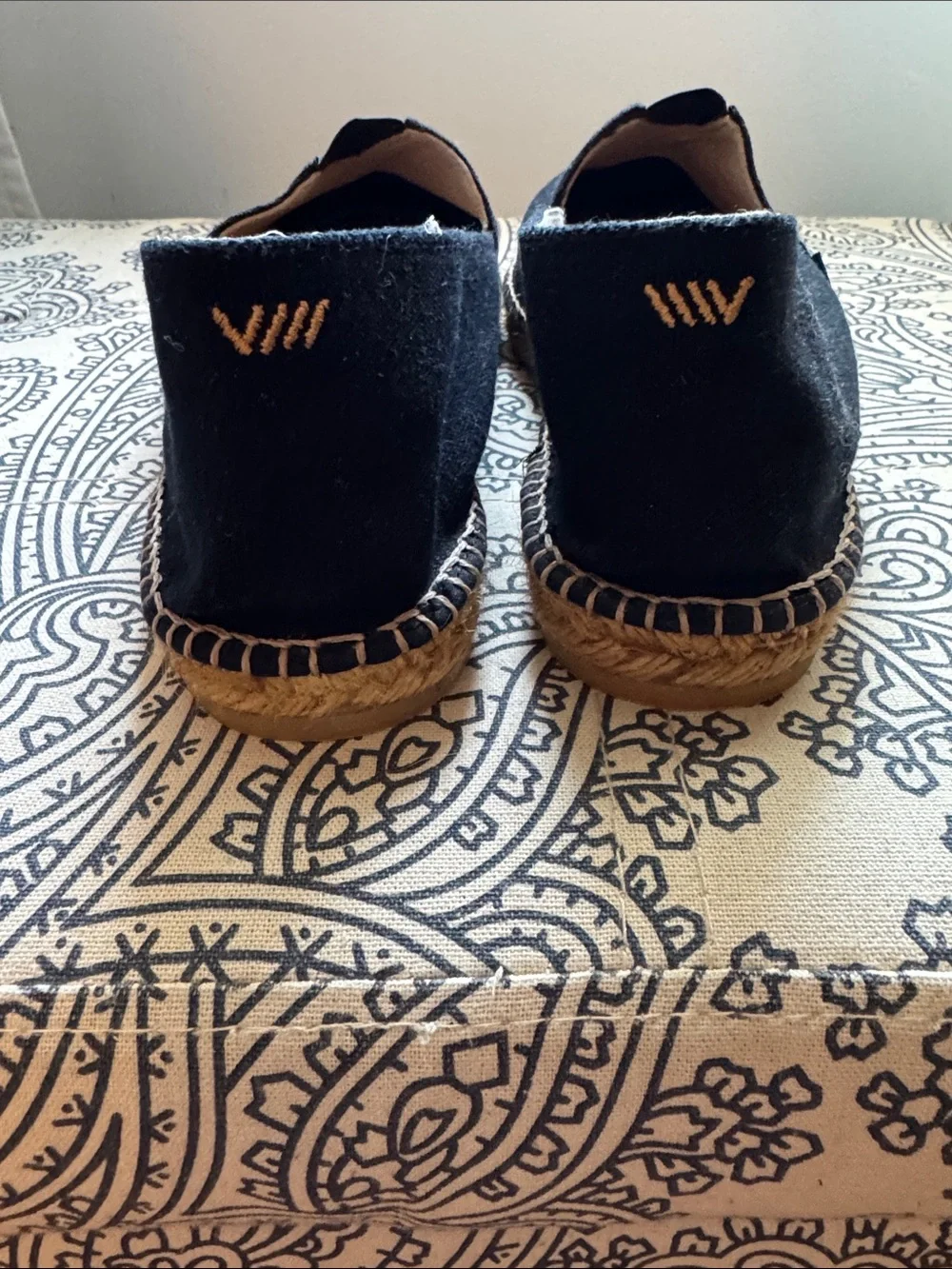 VISCATA Black Women's Canvas Espadrilles 42 EUC